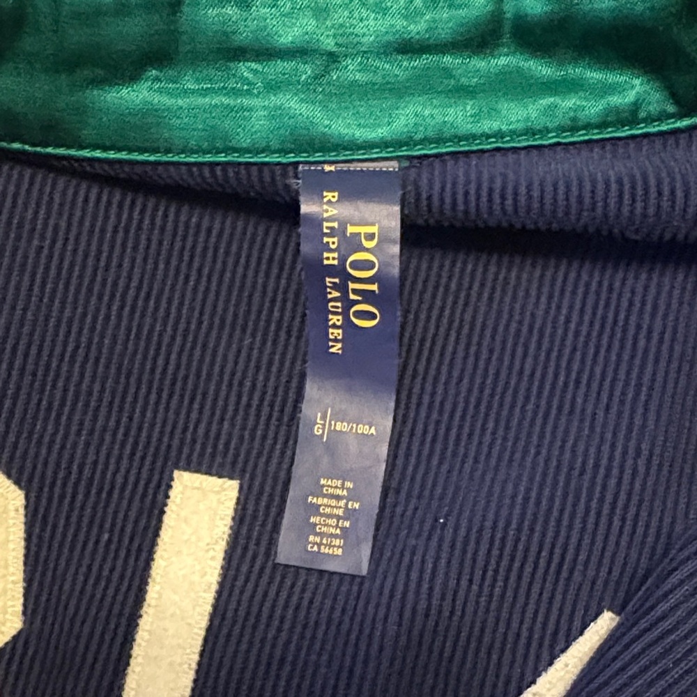 Ralph Lauren Navy Jacket with Bulldog and Embroidery - Picture 5 of 7